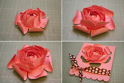 Top 2 Cách làm thiệp nổi hoa xinh 3D cực Đơn Giản và Đáng Yêu