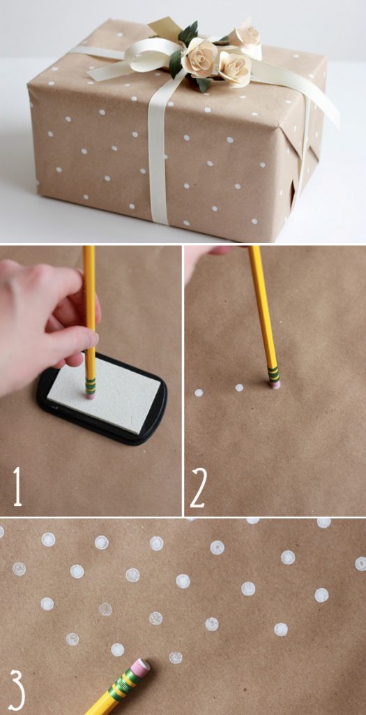 Tự làm giấy gói quà SIÊU xinh với 4 cách đơn giản